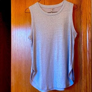 Banana Republic Silver Sparkling Tunic Size S